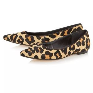 Dune London Amarie Pony Fur‎ Flat Pumps Leopard
38